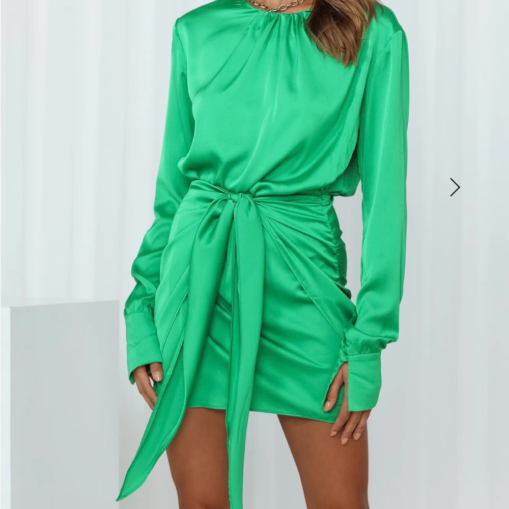 Hello Molly Green Dress